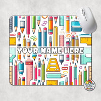 School Supplies 3 Mouse Pad