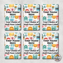 Coral Backpacks-Hall Pass Set