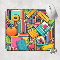 School Supplies 4 Mouse Pad