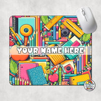 School Supplies 4 Mouse Pad