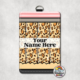 Tan Leopard Pencil Vertical