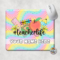 Retro Rainbow Supplies Mouse Pad