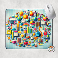 School Supplies 5 Mouse Pad