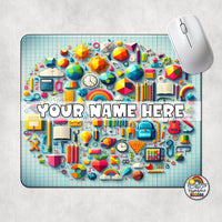 School Supplies 5 Mouse Pad