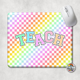 Checker TEACH Mouse Pad