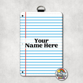 Notebook Paper Vertical