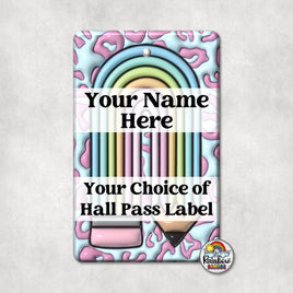 Blue Teacher Pencil-Single Pass