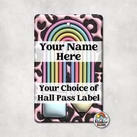 Pink Teacher Pencil-Single Pass