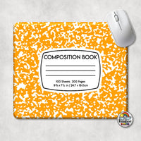 Composition Book All Colors Mouse Pad