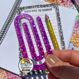 Celebration Time Specialty Acrylic Paperclip