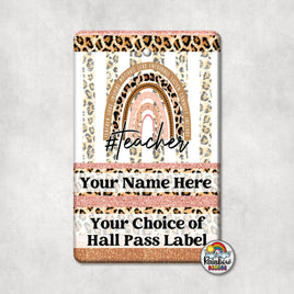 Boho Peach Leopard-Single Pass
