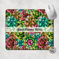 Succulent Love Mouse Pad