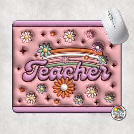 Teacher Retro Mouse Pad