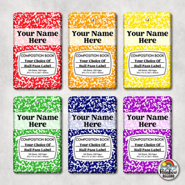 Composition Multi-Color-Hall Pass Set