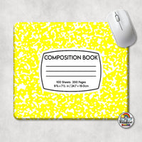 Composition Book All Colors Mouse Pad