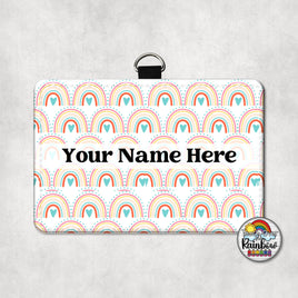 Gentle Boho Rainbow Horizontal