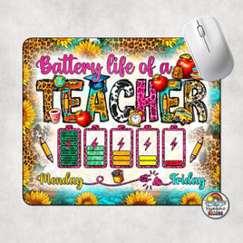 Teacher Battery Mouse Pad