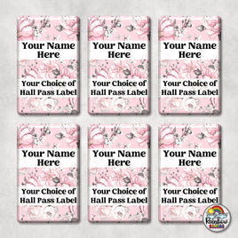 Pink Floral-Hall Pass Set