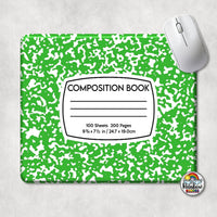 Composition Book All Colors Mouse Pad