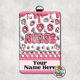 Nurse Checkered Vertical