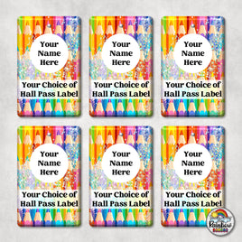 Bright Pencils-Hall Pass Set