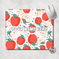 Coral Apples Mouse Pad
