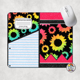 Pencil Combo Bright Daisies Mouse Pad