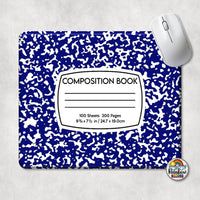 Composition Book All Colors Mouse Pad