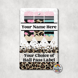 Boho Teal Leopard Pencil-Single Pass