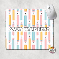 Pastel Pencils Mouse Pad