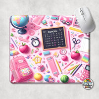 Pink Supplies Mouse Pad