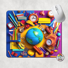 The World of a School Mouse Pad