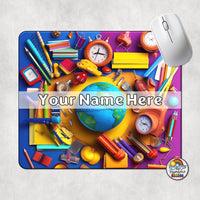 The World of a School Mouse Pad