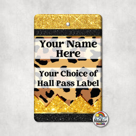 Leopard Glitter Pencil-Single Pass