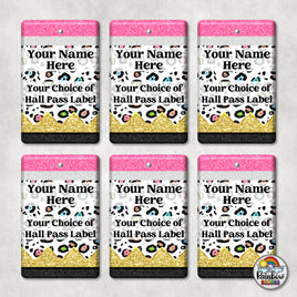 Light Leopard Pencil-Hall Pass Set