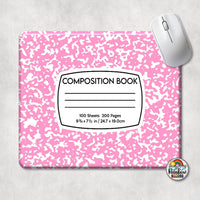 Composition Book All Colors Mouse Pad