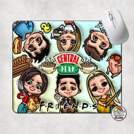 Perky Friends Mouse Pad