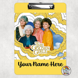 Yellow GG Clouds Clipboard