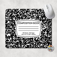 Composition Book All Colors Mouse Pad