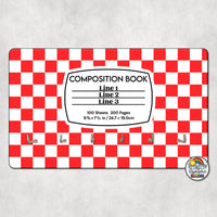 Checker 2 Comp Book-Hall Pass Holder