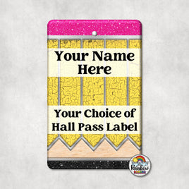 Yellow Crackle Pencil-Single Pass