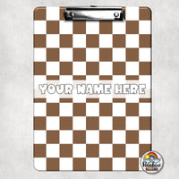 Plain Checkered 2 Clipboard