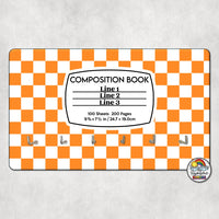 Checker 2 Comp Book-Hall Pass Holder