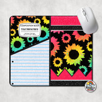 Pencil Combo Bright Daisies Mouse Pad