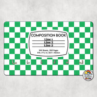 Checker 2 Comp Book-Hall Pass Holder