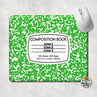 Composition Book All Colors Mouse Pad