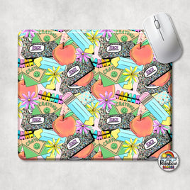 Teacher Things Eraser Mouse Pad