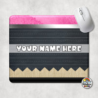 Chalk Board Pencil Mouse Pad