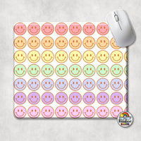 Rainbow Smiles 2 Mouse Pad