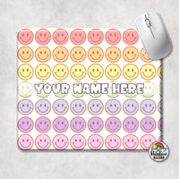 Rainbow Smiles 2 Mouse Pad